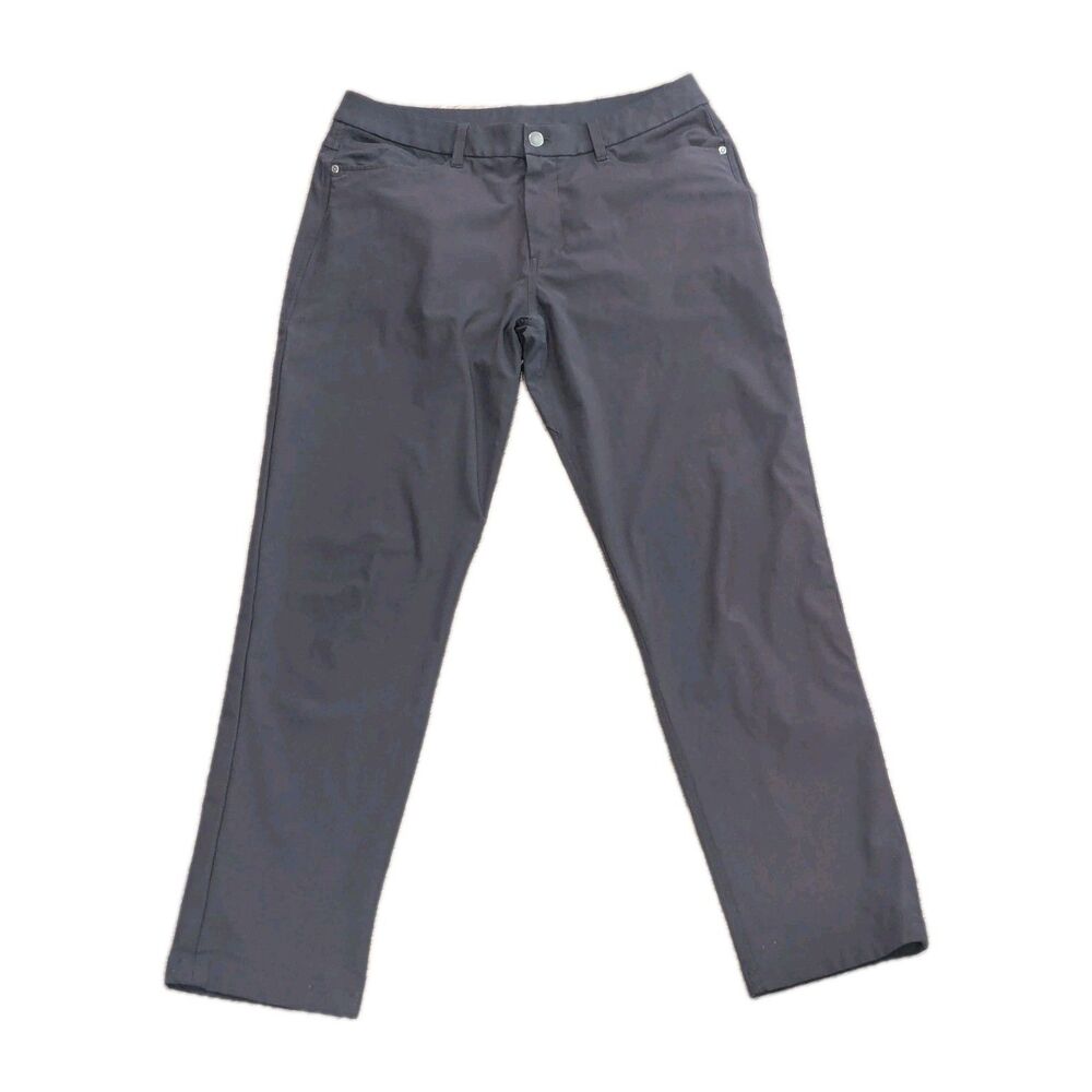 Lululemon ABC Pant Mens 33 Gray Regular Straight Athleisure Golf Preppy